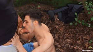 Young sexy straight stud first time gay anal fucking a big uncut dick Czech Hunter 622 0 gay porn image 300x169 - Active Duty sexy army boy Chris Damned’s bare big uncut dick raw fucking new recruit Blain O’Connor