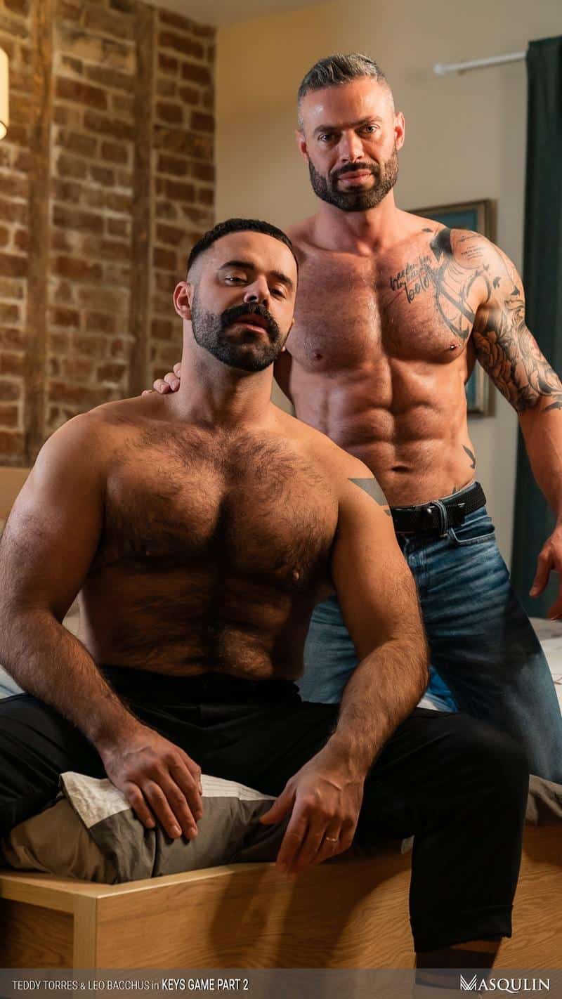 Masqulin sexy ripped muscle hunk Leo Bacchus hairy stud Teddy Torres bareback raw ass flip flop fucking 10 gay porn image - Masqulin sexy ripped muscle hunk Leo Bacchus and hairy stud Teddy Torres bareback raw ass flip flop fucking